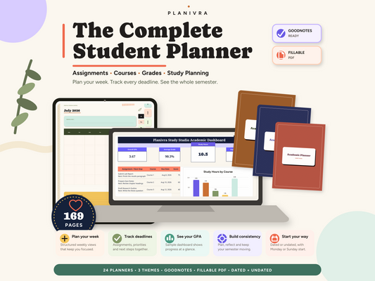 Academic Student Planner 2026–2027