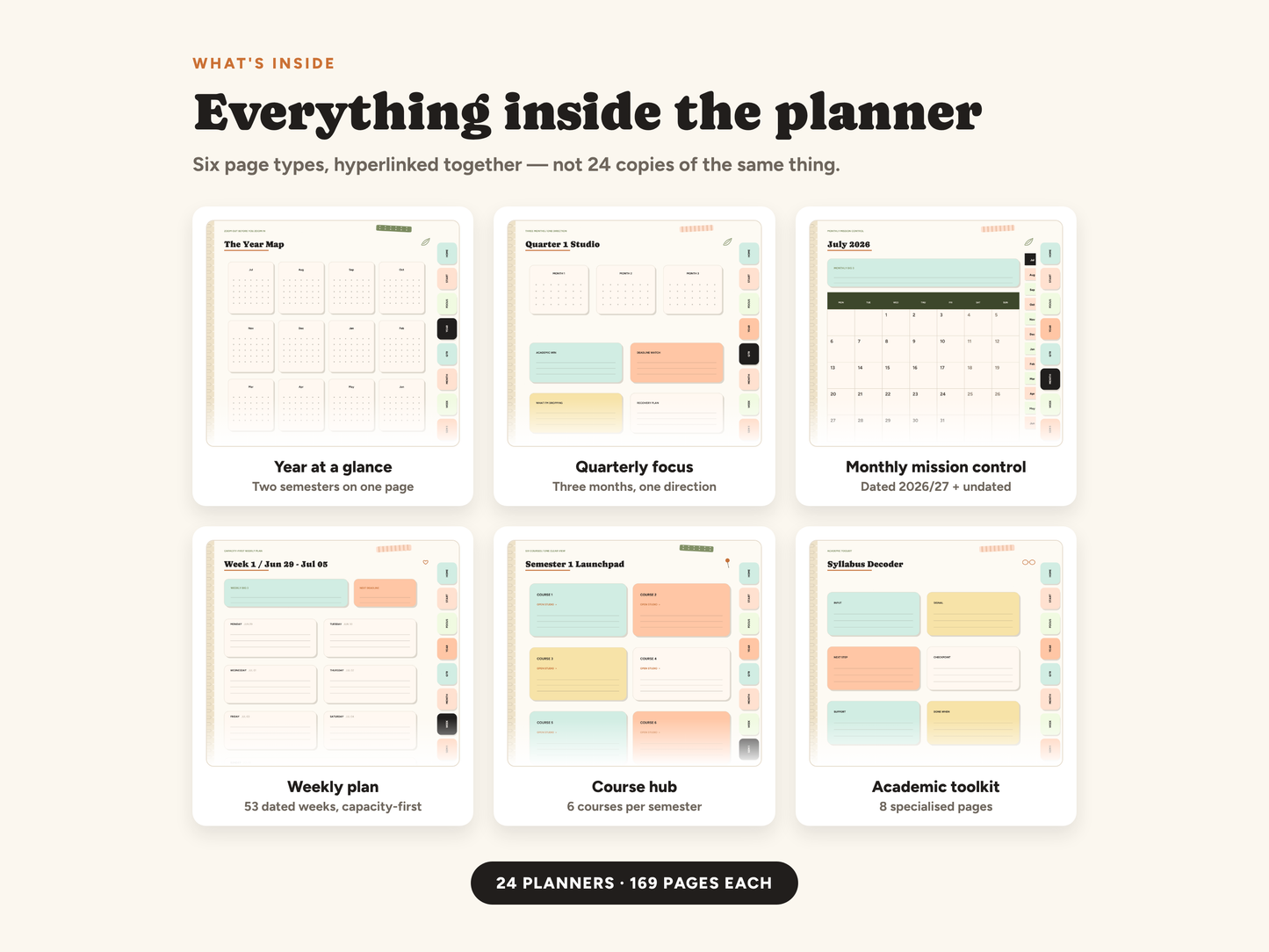 Academic Student Planner 2026–2027